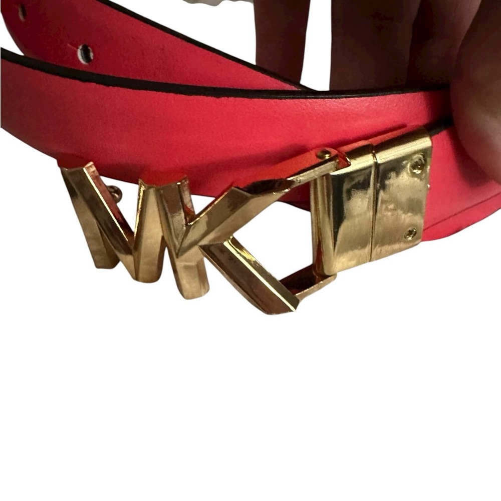 Michael kors Reversible ladies pink and gold hardware belt L/XL - Picture 5 of 8